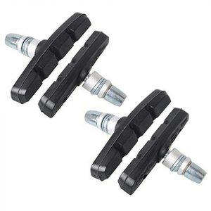 2Prs Road Bike Brake Pads Shoes for Alloy Rims Durable Bicycle Brake Pads Shoes