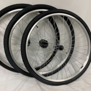 20/24/26 inch Alloy Adult Trike Wheelset with Tire and Tube for 15mm Axles